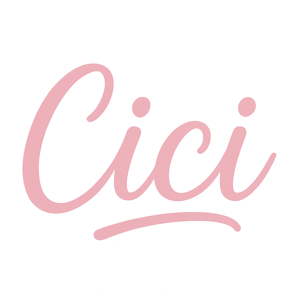 Cici écrit en rose clair